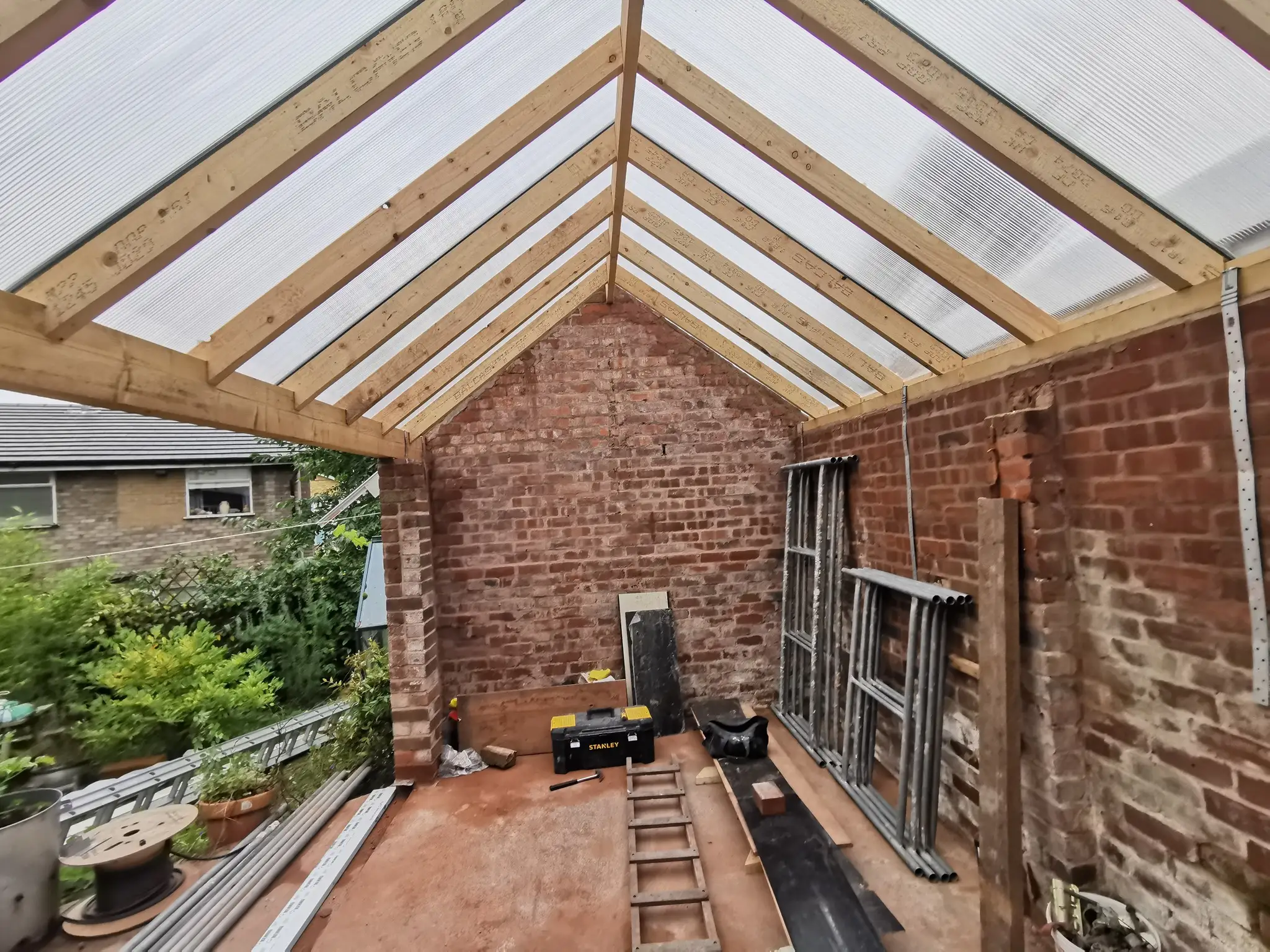 Garage To Summer House Conversion in Prestwich