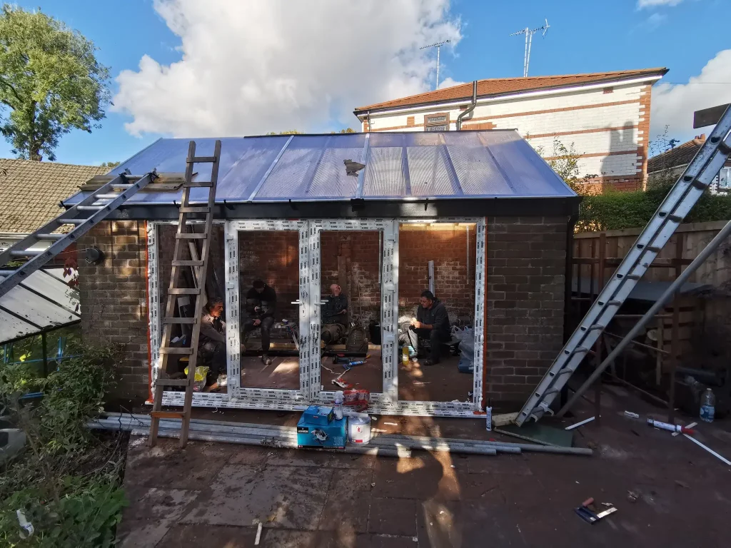Garage To Summer House Conversion in Prestwich